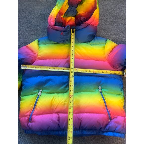 Perfect Moment Womens Multicolor Rainbow Polar Flare Down Jacket Size XL - Picture 15 of 16